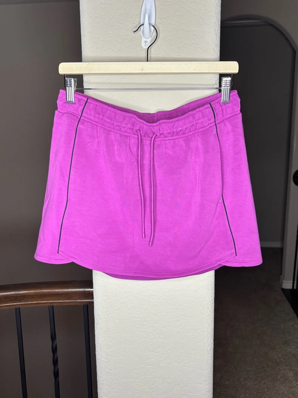 all in motion Pink Drawstring Active Skort Size M Travel Sporty Athletic Summer